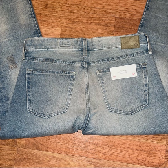 AG Adriano Goldschmied Nikki Relaxed Skinny Boyfriend Jeans Size 27 NWT - Picture 11 of 16